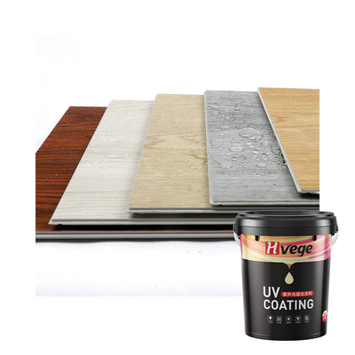 Matte Excimer Digital Printing Paint Synchronous Flower Texture Coating High Gloss Mirror Spc Pvc Floor Coating